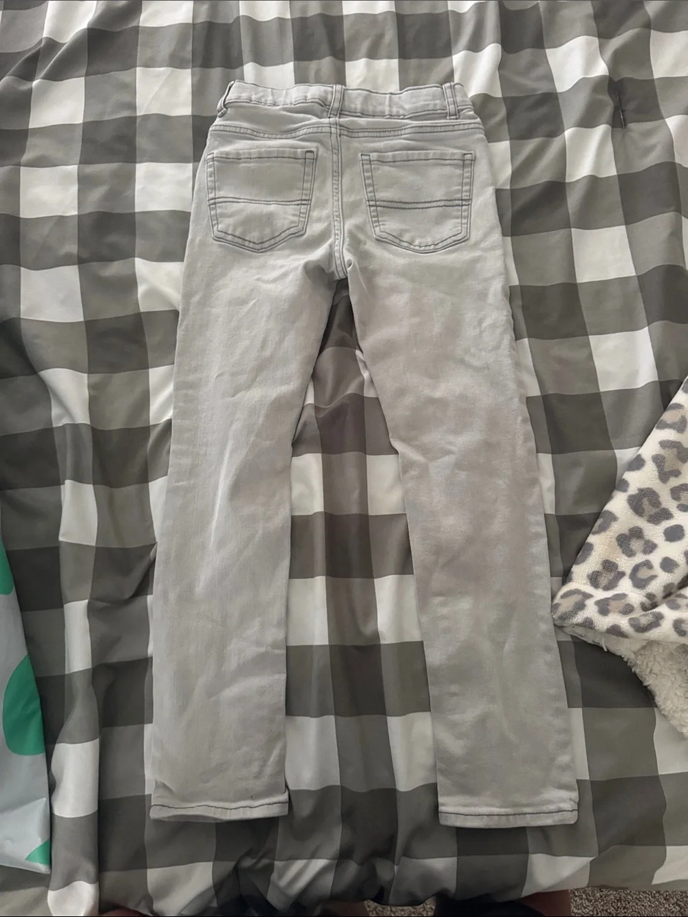 The Children's Place Light Gray Distressed Kids Jeans